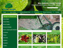 Tablet Screenshot of meioambiente.viveiroflorestal.com.br